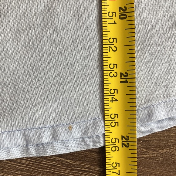 ALC BRIELLE Blue Poplin One Sleeve Ruffle Top Size 2 - Picture 9 of 13